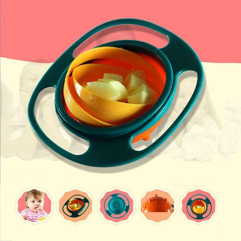 360 Degrees Rotatable Gyro Training Snack Bowl